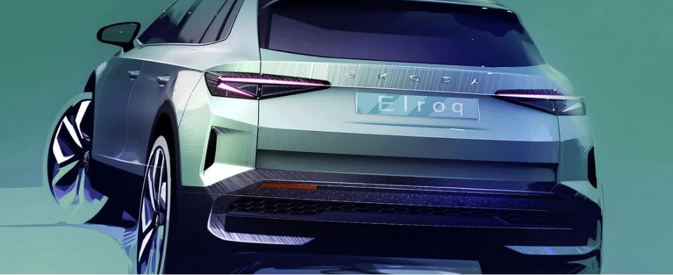 Skoda Elroq hintenansicht